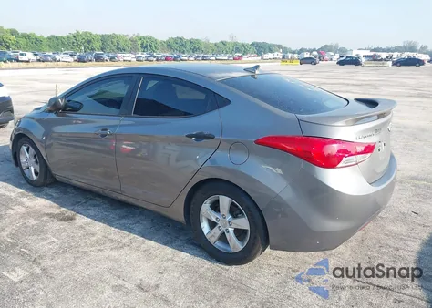 2013 Hyundai Elantra Gls from USA, damaged, VIN 5NPDH4AE3DH345009